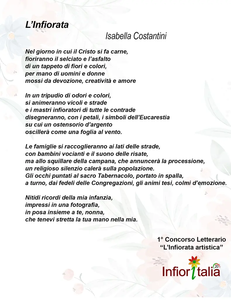 Isabella Costantini | L'Infiorata