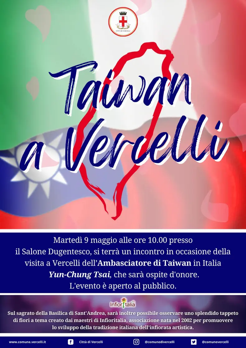 Infiorata di Vercelli | Italia Taiwan