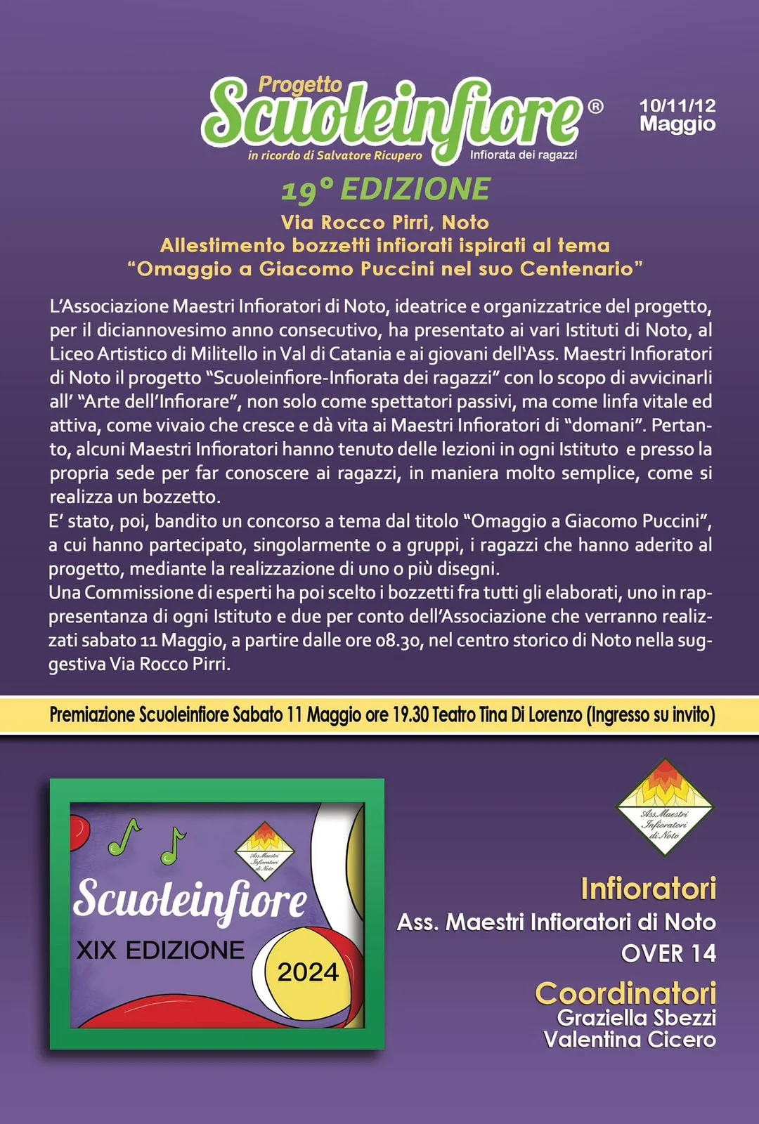 SCUOLE IN FIORE 2024 | Noto (SR)