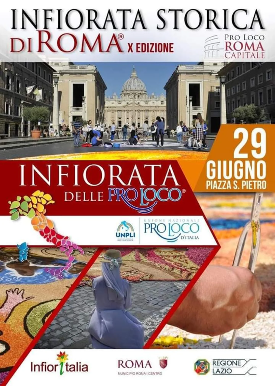 INFIORATA STORICA DI ROMA - Roma - 29 giugno 2023