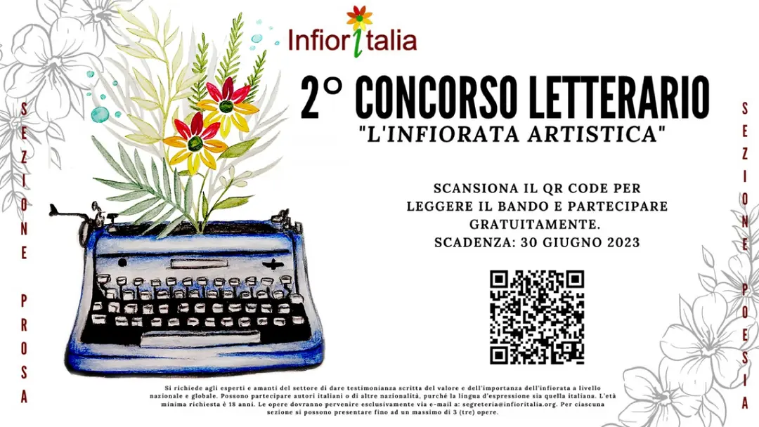 2° CONCORSO LETTERARIO "L'INFIORATA ARTISTICA" - Italia - da febbraio a giugno 2023
