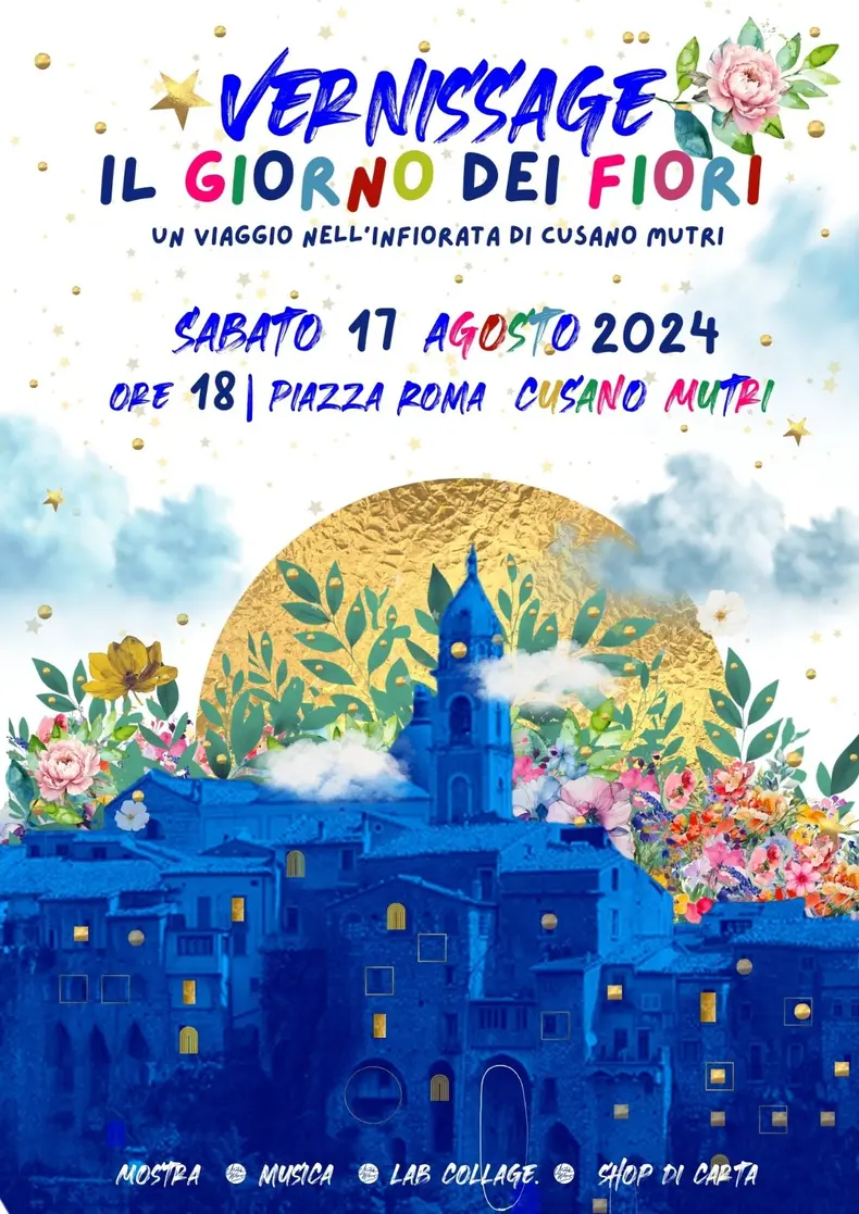 VERNISSAGE DI PRESENTAZIONE DEL LIBRO PER BAMBINI IL GIORNO DEI FIORI | CUSAN MUTRI (BN)